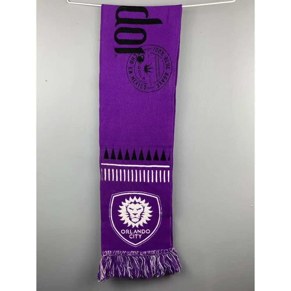 El Jimador Tequila Memorabilia Frayed End‎ Purple Scarf Orlando City MLS